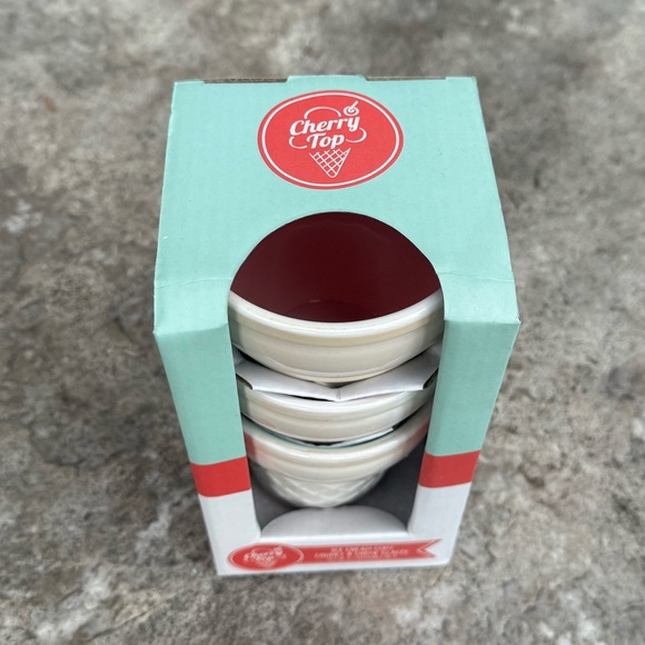 Icecream Cups- Set of 3 Ceramic Cups - Picture 6 of 6